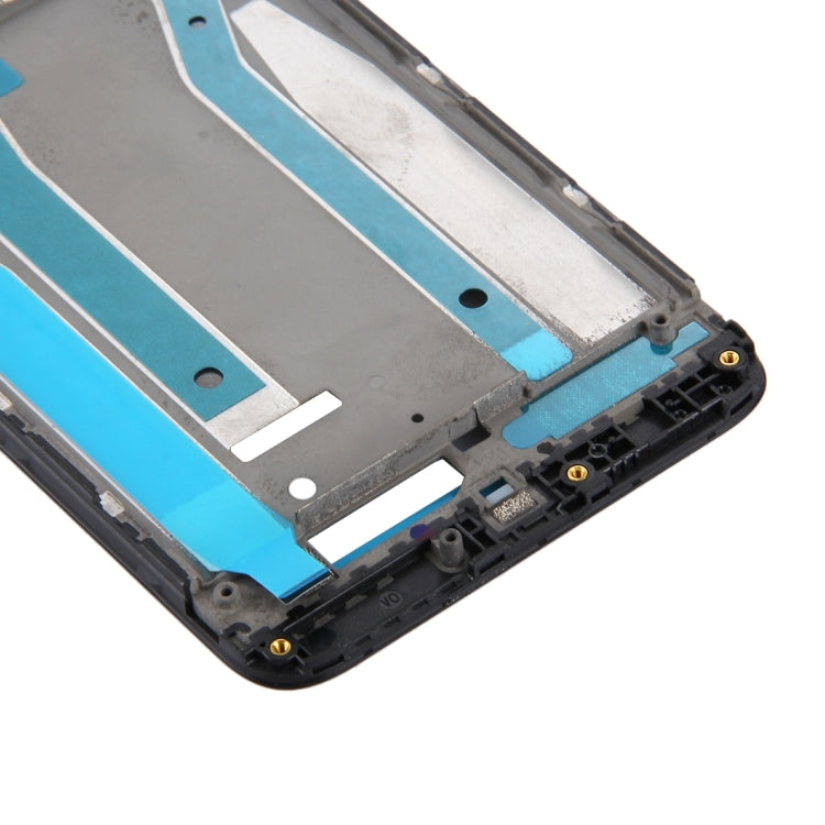 For Xiaomi Redmi 4X Front Housing LCD Frame Bezel(Black) - Frame Bezel Plate by PMC TechLife | Online Shopping South Africa | PMC TechLife