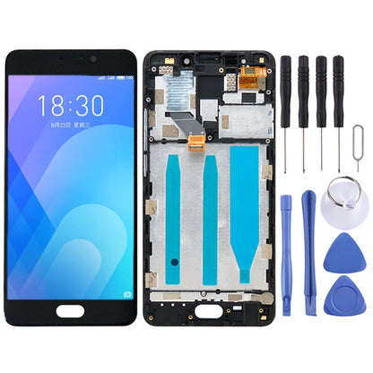 TFT LCD Screen for Meizu M6 Note Digitizer Full Assembly with Frame(Black) - LCD Screen by PMC Jewellery | Online Shopping South Africa | PMC Jewellery