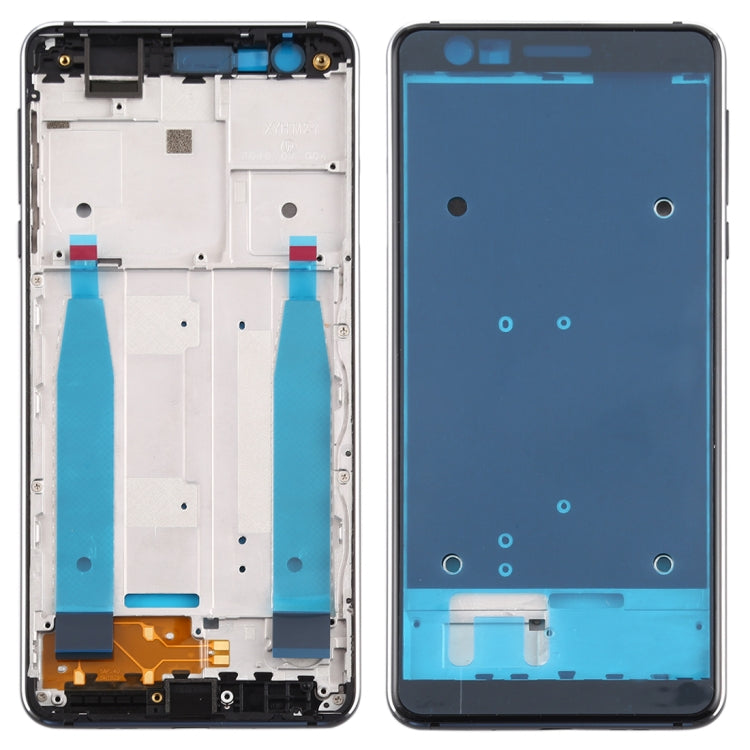 Front Housing LCD Frame Bezel Plate for Nokia 3.1 TA-1049 TA-1057 TA-1063 TA-1070 (Black) - Full Housing Cover by PMC TechLife | Online Shopping South Africa | PMC TechLife