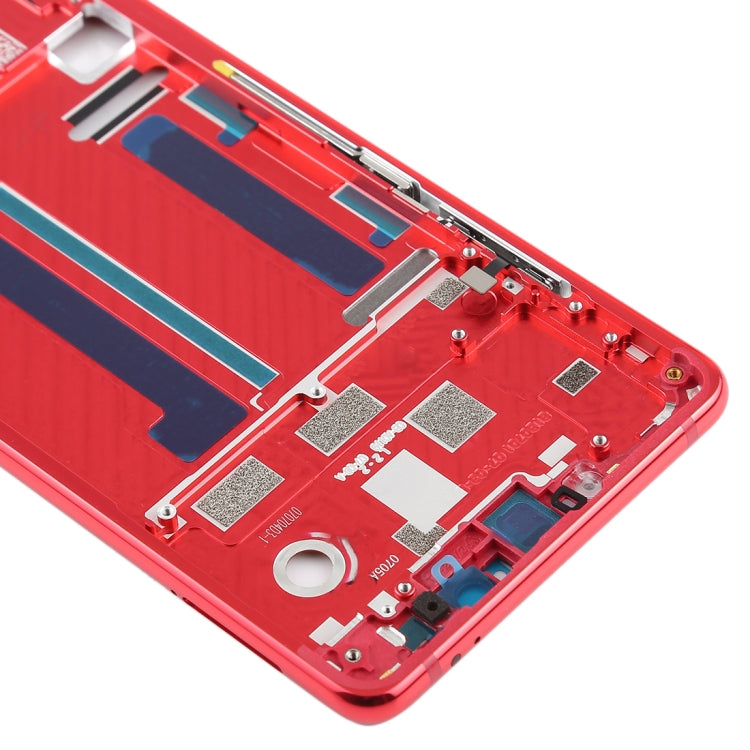 Middle Frame Bezel with Side Keys for Xiaomi Mi 8 SE (Red) - Frame Bezel Plate by PMC TechLife | Online Shopping South Africa | PMC TechLife