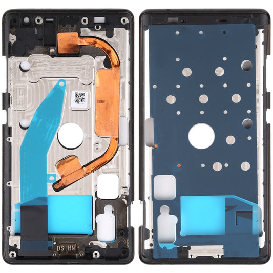 Front Housing LCD Frame Bezel Plate for Nokia 8 Sirocco (Black) - Full Housing Cover by PMC Jewellery | Online Shopping South Africa | PMC Jewellery