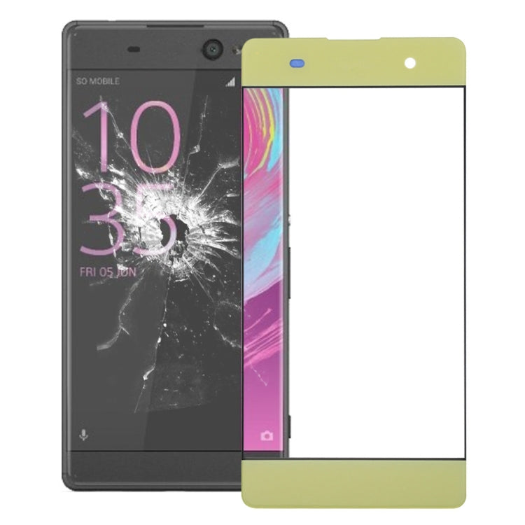 Front Screen Outer Glass Lens for Sony Xperia XA (Lime Gold ) - Touch Panel by PMC Jewellery | Online Shopping South Africa | PMC Jewellery