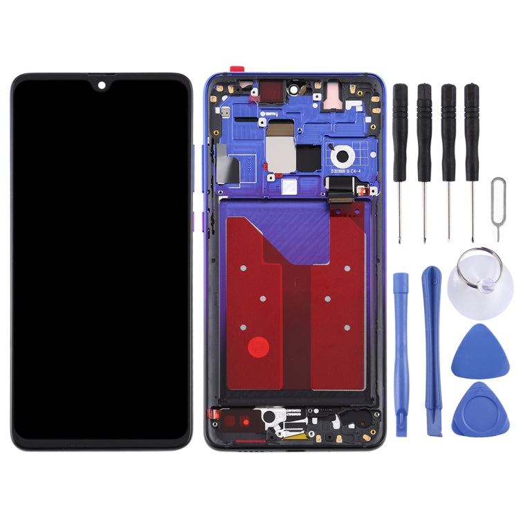 Original OLED LCD Screen for Huawei Mate 20 Digitizer Full Assembly with Frame(Blue) - LCD Screen by PMC TechLife | Online Shopping South Africa | PMC TechLife