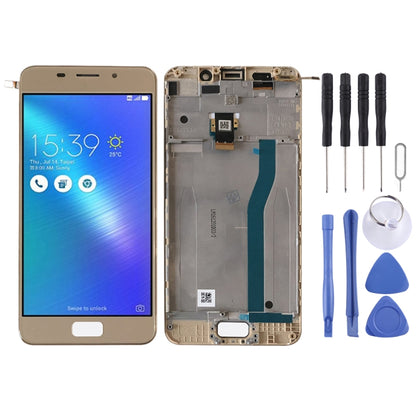 OEM LCD Screen for ASUS Zenfone 3S Max ZC521TL X00GD Digitizer Full Assembly with Frame（Gold) - LCD Screen by PMC Jewellery | Online Shopping South Africa | PMC Jewellery