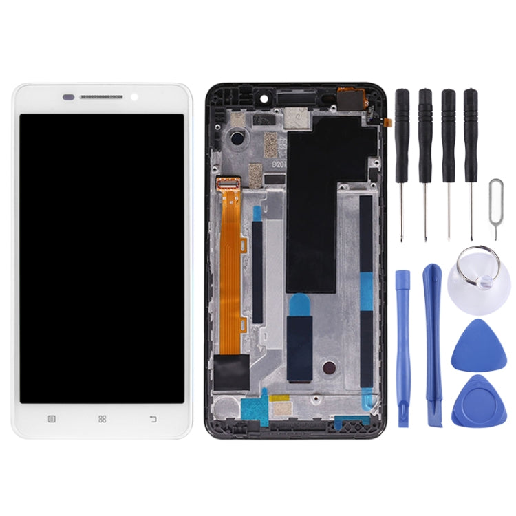 OEM LCD Screen for Lenovo A5000 Digitizer Full Assembly with Frame - LCD Screen by PMC Jewellery | Online Shopping South Africa | PMC Jewellery