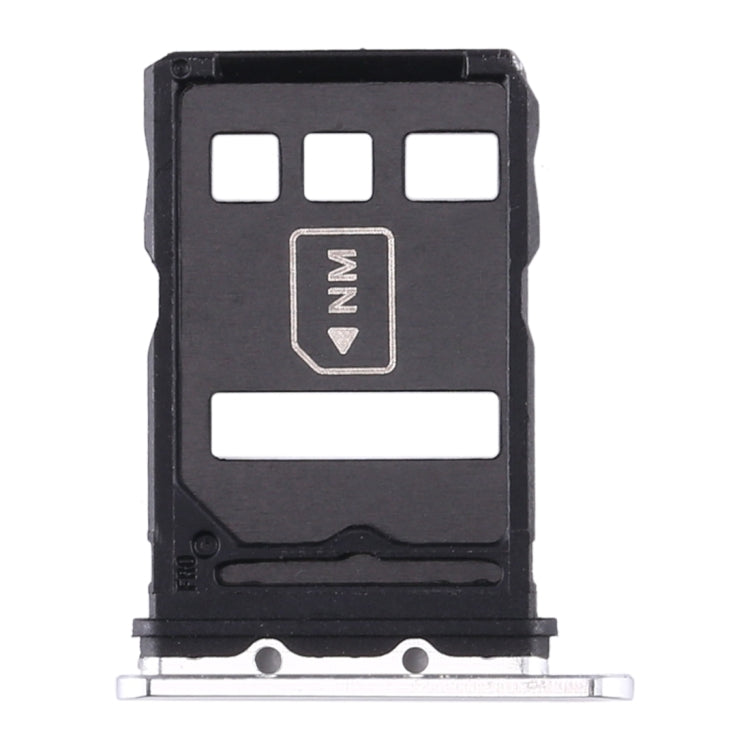 SIM Card Tray + NM Card Tray for Huawei P40 (White) - Card Socket by PMC TechLife | Online Shopping South Africa | PMC TechLife | Buy Now Pay Later Mobicred