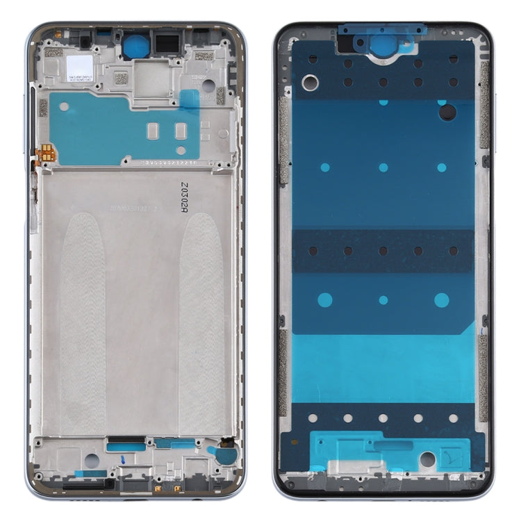 Original Front Housing LCD Frame Bezel Plate for Xiaomi Redmi Note 9S / Note 9 Pro(India) / Note 9 Pro Max / Note 10 Lite(Silver) - Frame Bezel Plate by PMC TechLife | Online Shopping South Africa | PMC TechLife