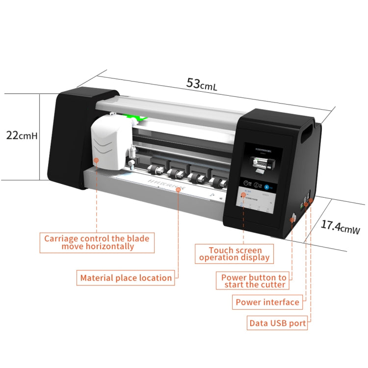 Intelligent Touch LCD Screen Flexible TPU Hydraulic Film Protector Cutter Machine - free shipping - PMC TechLife - Order now!