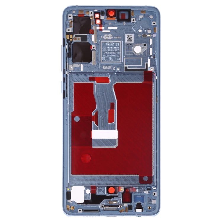 Front Housing LCD Frame Bezel Plate with Side Keys for Huawei P30(Baby Blue) - free shipping - PMC TechLife - Order now!