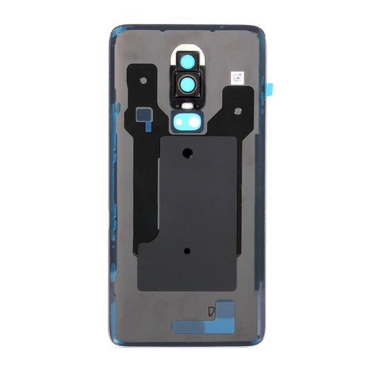 For OnePlus 6 Back Cover (Midnight Black) - Back Cover by PMC TechLife | Online Shopping South Africa | PMC TechLife