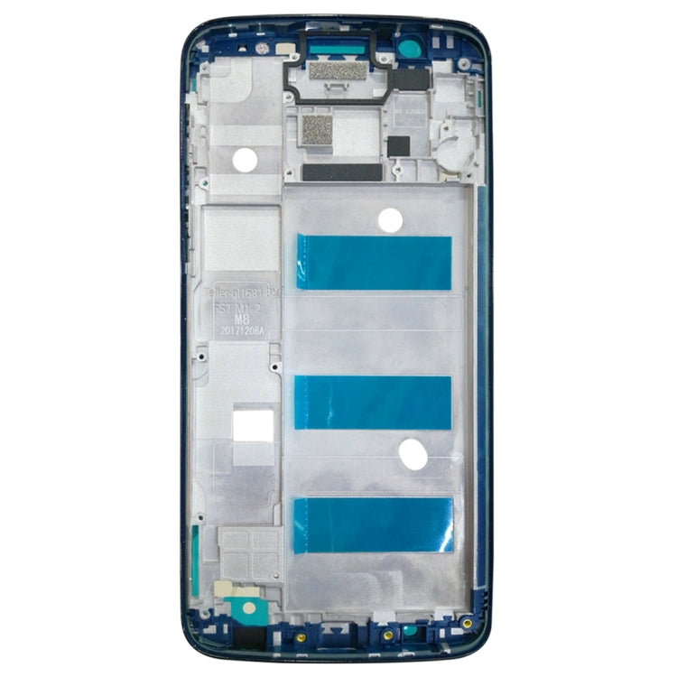 Front Housing LCD Frame Bezel for Motorola Moto G6 Plus(Black) - Frame Bezel Plate by PMC TechLife | Online Shopping South Africa | PMC TechLife
