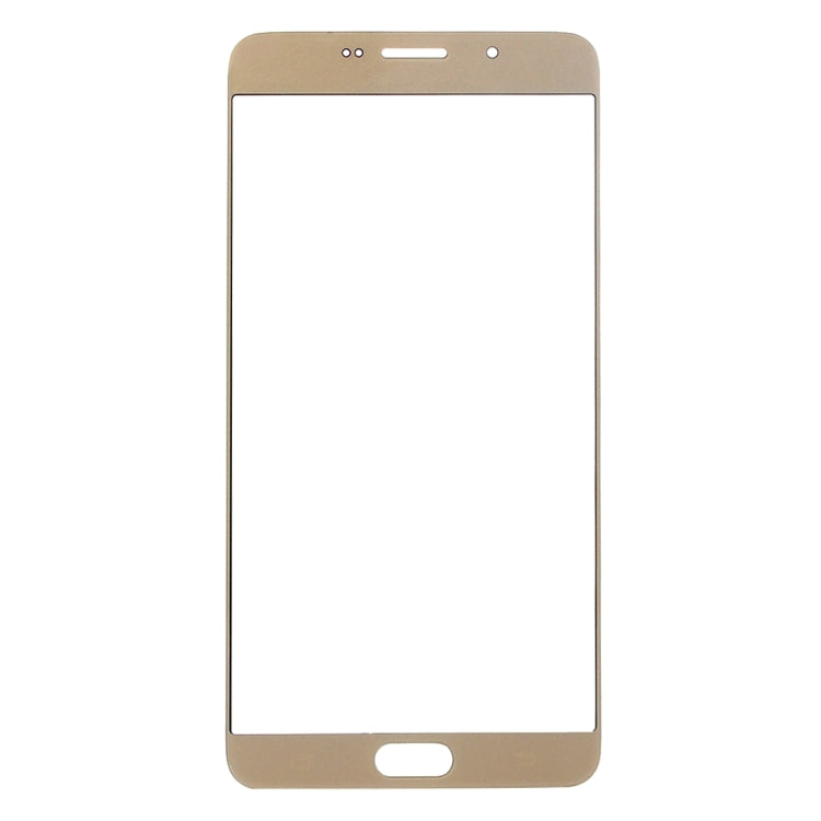 For Galaxy A9 (2016) / A900 Front Screen Outer Glass Lens (Gold) - Outer Glass Lens by PMC Jewellery | Online Shopping South Africa | PMC Jewellery