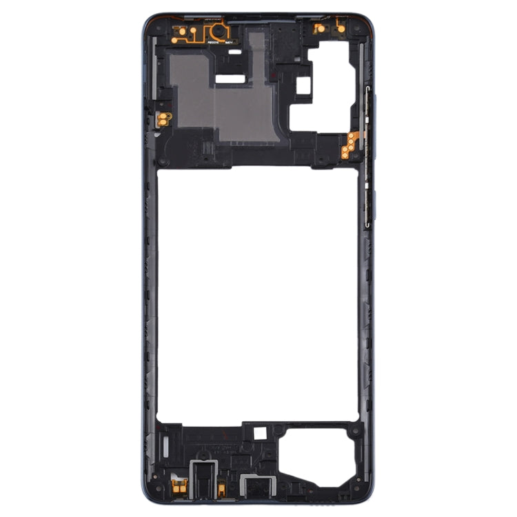 For Samsung Galaxy A71  Middle Frame Bezel Plate (Black) - Frame Bezel Plate by PMC Jewellery | Online Shopping South Africa | PMC Jewellery