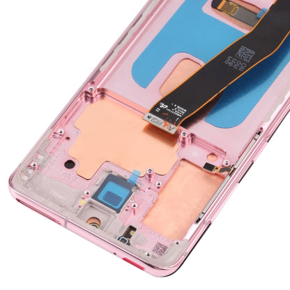 Original Dynamic AMOLED Material LCD Screen and Digitizer Full Assembly with Frame for Samsung Galaxy S20 4G SM-G980(Pink) - LCD Screen by PMC Jewellery | Online Shopping South Africa | PMC Jewellery