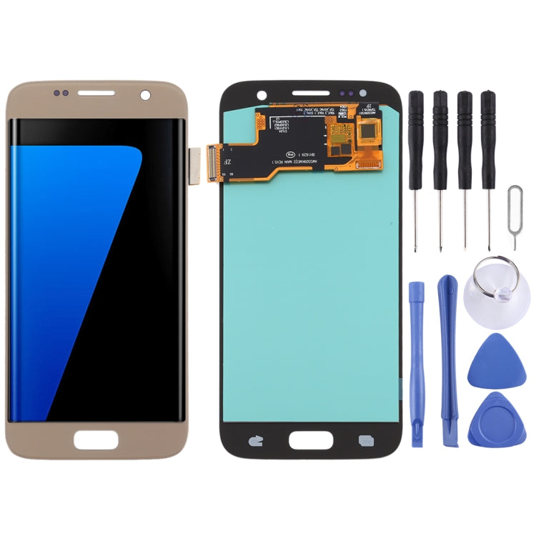 OLED LCD Screen for Samsung Galaxy S7 with Digitizer Full Assembly (Gold) - LCD Screen by PMC Jewellery | Online Shopping South Africa | PMC Jewellery