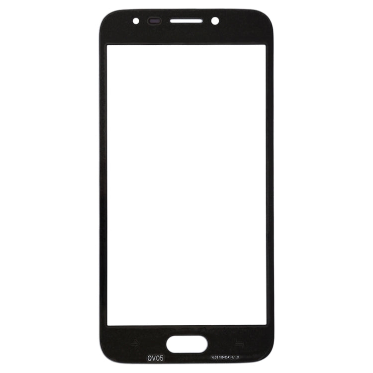 For Samsung Galaxy J2 Pro (2018), J250F/DS 10pcs Front Screen Outer Glass Lens (Black) - Outer Glass Lens by PMC Jewellery | Online Shopping South Africa | PMC Jewellery