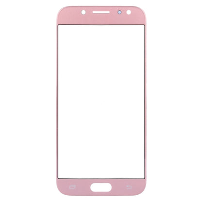 For Samsung Galaxy J5 (2017) / J530 10pcs Front Screen Outer Glass Lens (Rose Gold) - Outer Glass Lens by PMC Jewellery | Online Shopping South Africa | PMC Jewellery