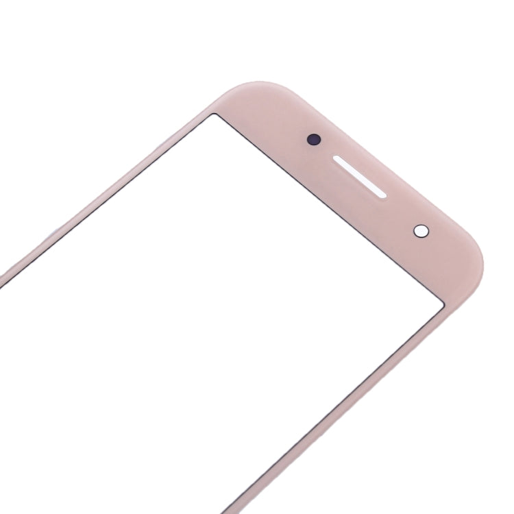 For Samsung Galaxy A5 (2017) / A520 10pcs Front Screen Outer Glass Lens (Pink) - Outer Glass Lens by PMC Jewellery | Online Shopping South Africa | PMC Jewellery
