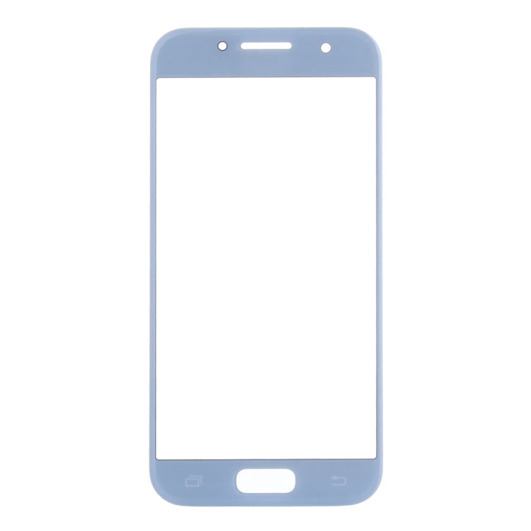 For Samsung Galaxy A3 (2017) / A320 10pcs Front Screen Outer Glass Lens (Blue) - Outer Glass Lens by PMC Jewellery | Online Shopping South Africa | PMC Jewellery