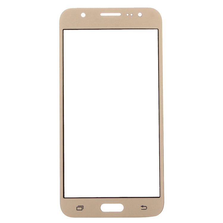 For Samsung Galaxy J7 / J700 10pcs Front Screen Outer Glass Lens (Gold) - Outer Glass Lens by PMC Jewellery | Online Shopping South Africa | PMC Jewellery