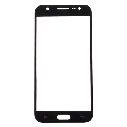 For Samsung Galaxy J5 / J500 10pcs Front Screen Outer Glass Lens (Black) - Outer Glass Lens by PMC Jewellery | Online Shopping South Africa | PMC Jewellery