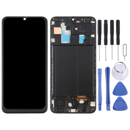OLED LCD Screen for Samsung Galaxy A30 SM-A305 Digitizer Full Assembly with Frame (Black) - LCD Screen by PMC Jewellery | Online Shopping South Africa | PMC Jewellery