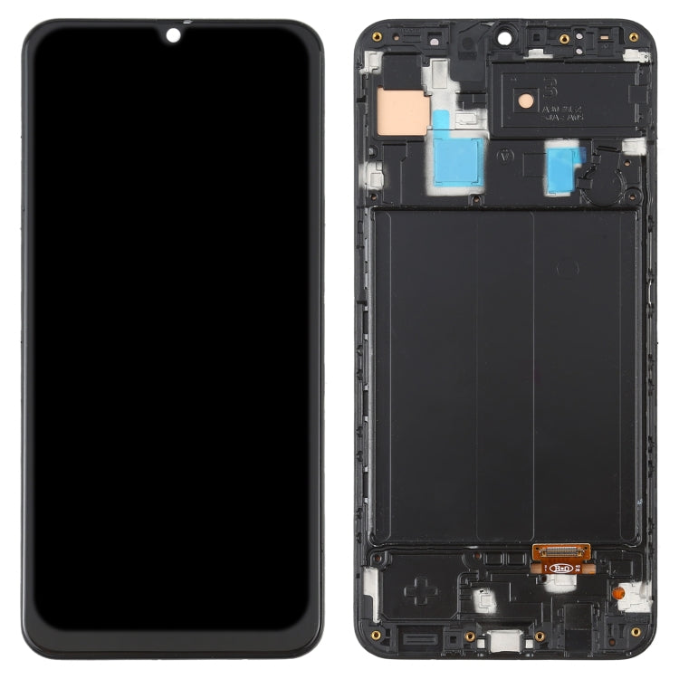 OLED LCD Screen for Samsung Galaxy A30 SM-A305 Digitizer Full Assembly with Frame (Black) - LCD Screen by PMC Jewellery | Online Shopping South Africa | PMC Jewellery