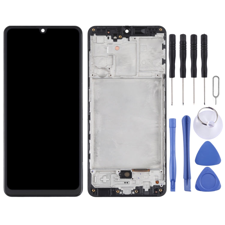 Original Super AMOLED LCD Screen for Samsung Galaxy A31 SM-A315 Digitizer Full Assembly with Frame (Black) - LCD Screen by PMC Jewellery | Online Shopping South Africa | PMC Jewellery