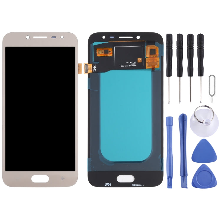 OLED LCD Screen for Samsung Galaxy J2 Pro (2018) SM-J250 With Digitizer Full Assembly (Gold) - LCD Screen by PMC Jewellery | Online Shopping South Africa | PMC Jewellery