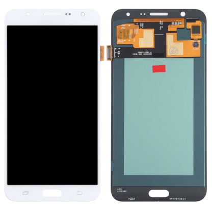 OLED LCD Screen for Samsung Galaxy J7 SM-J700 With Digitizer Full Assembly (White) - LCD Screen by PMC Jewellery | Online Shopping South Africa | PMC Jewellery
