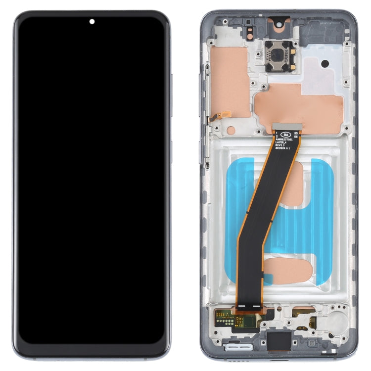 TFT LCD Screen For Samsung Galaxy S20 SM-G980 Digitizer Full Assembly with Frame,Not Supporting Fingerprint Identification(Grey) - LCD Screen by PMC Jewellery | Online Shopping South Africa | PMC Jewellery