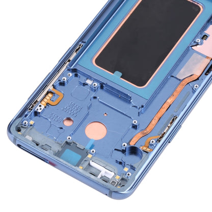 Super AMOLED LCD Screen for Galaxy S9+ / G965F / G965F / DS / G965U / G965W / G9650 Digitizer Full Assembly with Frame (Blue) - LCD Screen by PMC Jewellery | Online Shopping South Africa | PMC Jewellery