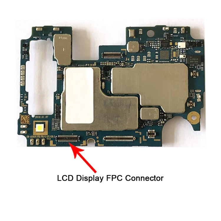 For Samsung Galaxy A50 10pcs Motherboard LCD Display FPC Connector - FPC Connector by PMC Jewellery | Online Shopping South Africa | PMC Jewellery
