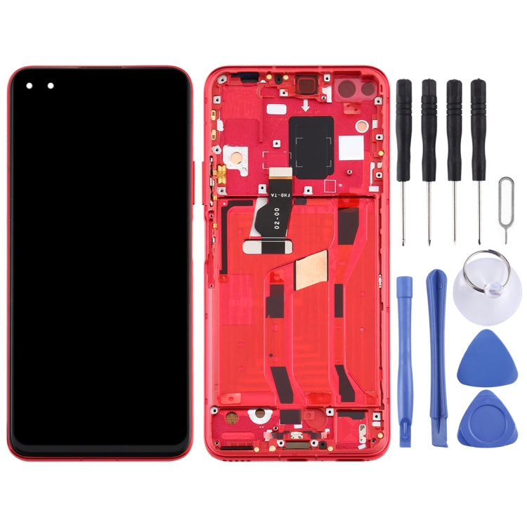 OEM LCD Screen for Huawei Nova 6 5G Digitizer Full Assembly with Frame(Red) - LCD Screen by PMC Jewellery | Online Shopping South Africa | PMC Jewellery