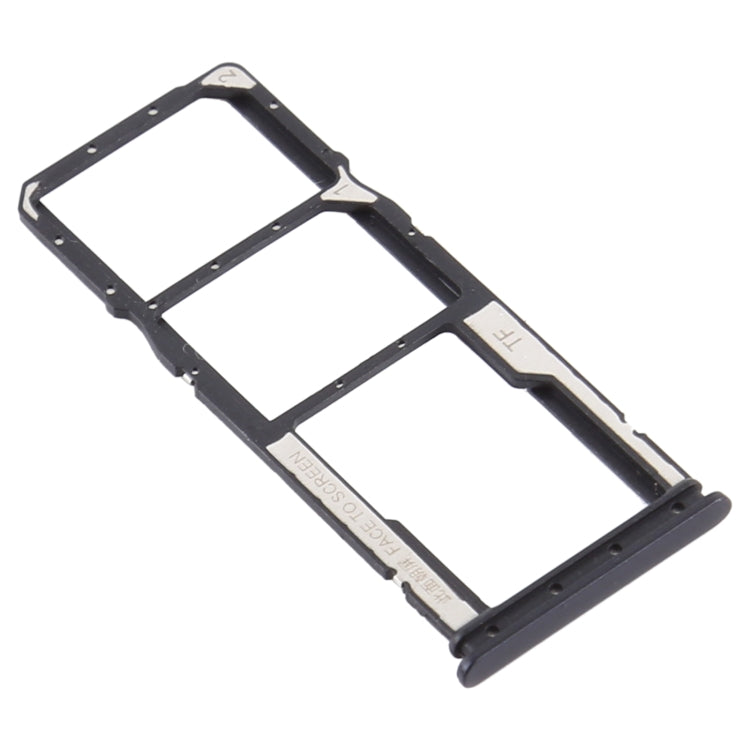 SIM Card Tray + SIM Card Tray + Micro SD Card Tray for Xiaomi Redmi 9A/Redmi 9C(Black) - Card Tray by PMC TechLife | Online Shopping South Africa | PMC TechLife | Buy Now Pay Later Mobicred