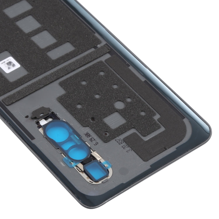 For OPPO Find X2 Pro CPH2025 PDEM30 Original Leather Material Battery Back Cover (Black) - Back Cover by PMC TechLife | Online Shopping South Africa | PMC TechLife