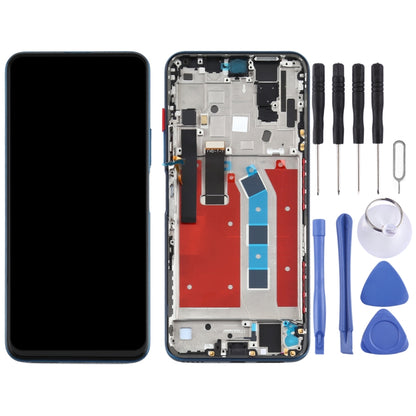 OEM LCD Screen for Huawei Honor X10 5G Digitizer Full Assembly with Frame(Blue) - LCD Screen by PMC Jewellery | Online Shopping South Africa | PMC Jewellery