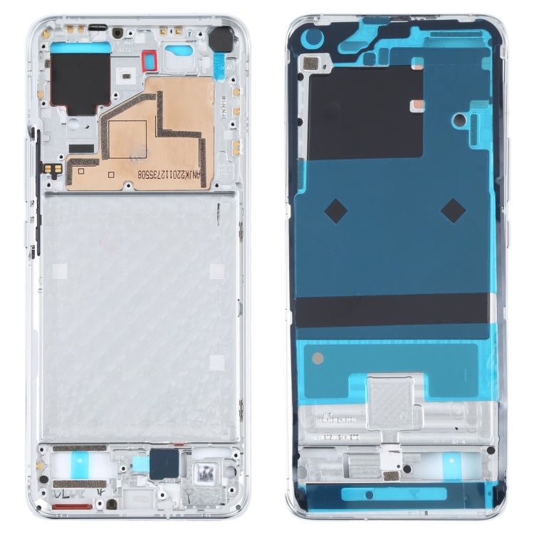 Original Front Housing LCD Frame Bezel Plate for Xiaomi Mi 11 (White) - Frame Bezel Plate by PMC TechLife | Online Shopping South Africa | PMC TechLife