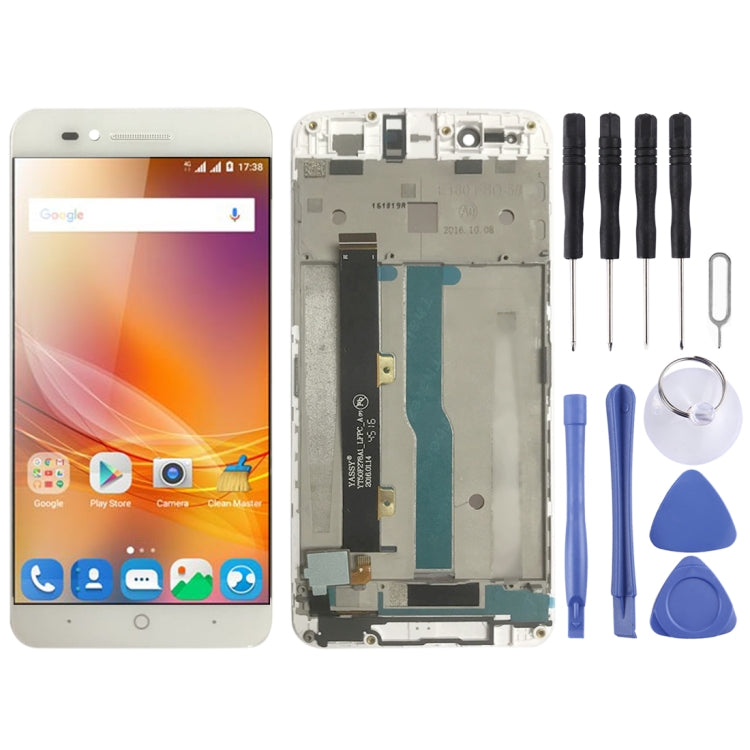 OEM LCD Screen for ZTE Blade A610 / A610C / A612  Digitizer Full Assembly with Frame���White) - free shipping - PMC TechLife - Order now!