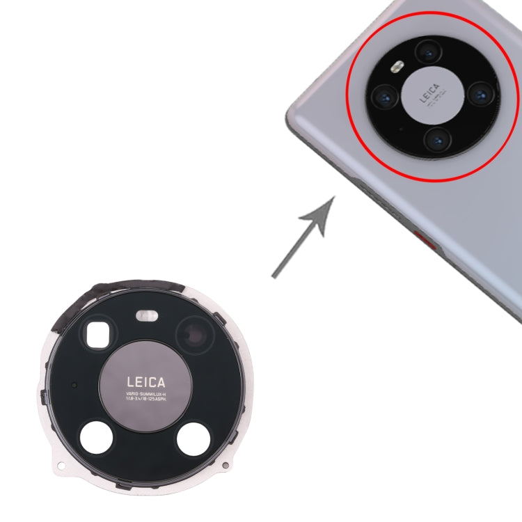 For Huawei Mate 40 Pro Camera Lens Cover (Black) - Camera by PMC TechLife | Online Shopping South Africa | PMC TechLife