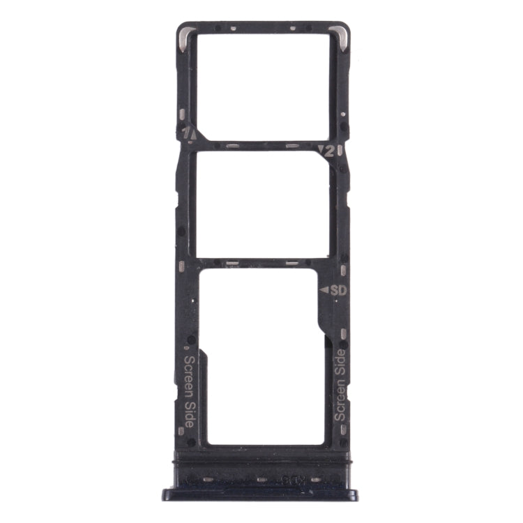 For Tecno Spark 5 Air KD6a SIM Card Tray + SIM Card Tray + Micro SD Card Tray (Black) - Card Tray by PMC TechLife | Online Shopping South Africa | PMC TechLife | Buy Now Pay Later Mobicred