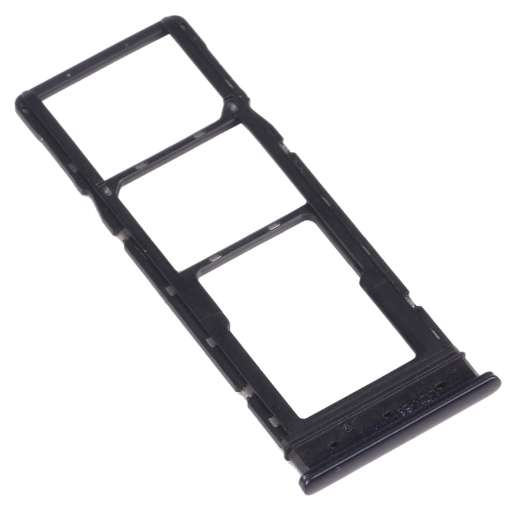 For Tecno Spark 5 Air KD6a SIM Card Tray + SIM Card Tray + Micro SD Card Tray (Black) - Card Tray by PMC TechLife | Online Shopping South Africa | PMC TechLife | Buy Now Pay Later Mobicred