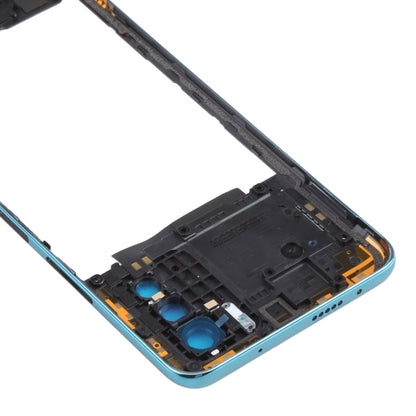 Middle Frame Bezel Plate for Xiaomi Redmi Note 10 Pro 5G (Blue) - Frame Bezel Plate by PMC Jewellery | Online Shopping South Africa | PMC Jewellery