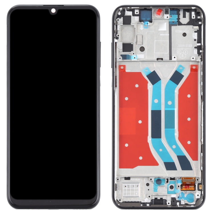 OEM LCD Screen for Huawei Y8p Digitizer Full Assembly with Frame (Black) - free shipping - PMC TechLife - Order now!
