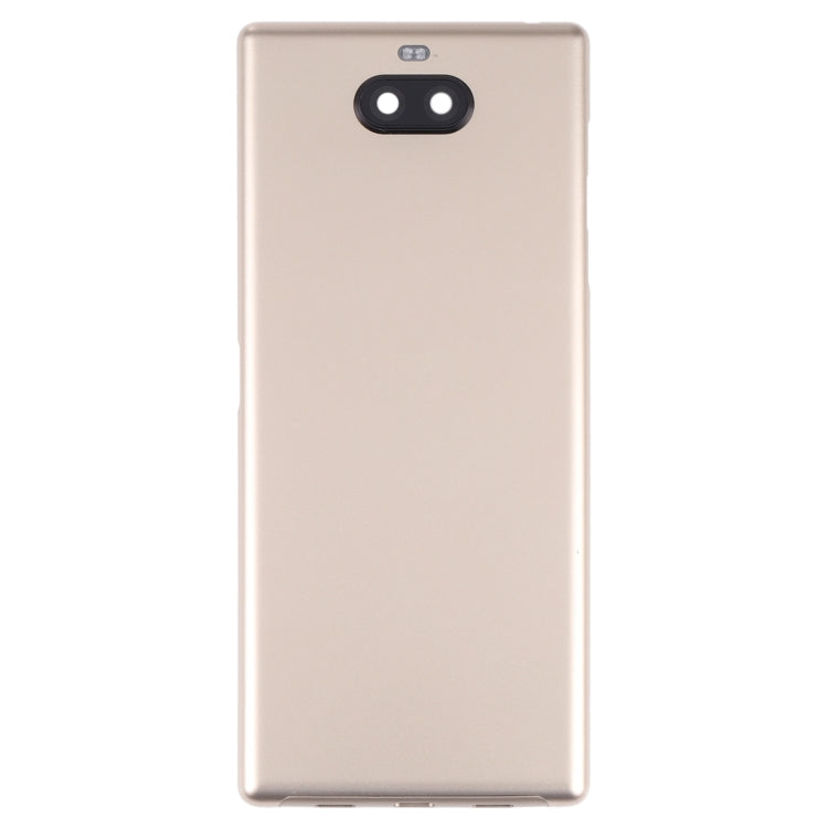 Battery Back Cover for Sony Xperia 10 Plus(Gold) - Back Cover by PMC TechLife | Online Shopping South Africa | PMC TechLife