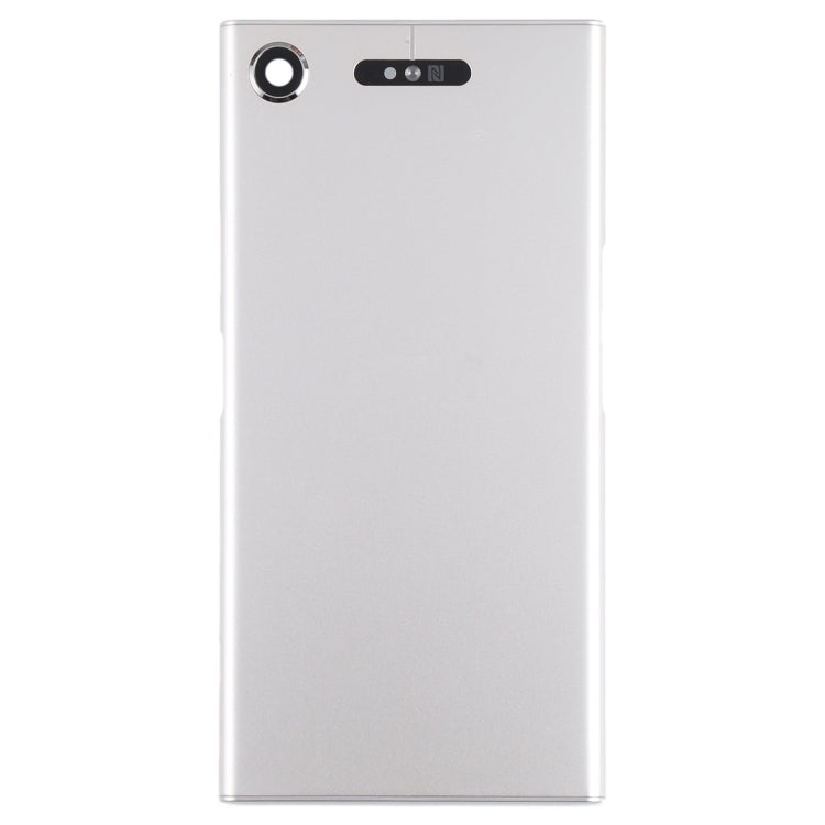 Battery Back Cover for Sony Xperia XZ1(Silver) - Back Cover by PMC TechLife | Online Shopping South Africa | PMC TechLife