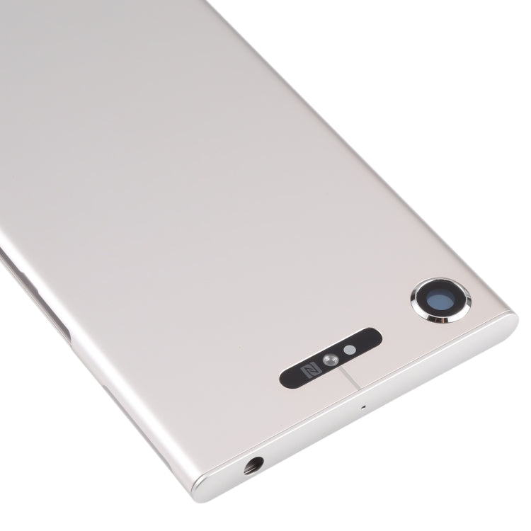 Battery Back Cover for Sony Xperia XZ1(Silver) - Back Cover by PMC TechLife | Online Shopping South Africa | PMC TechLife