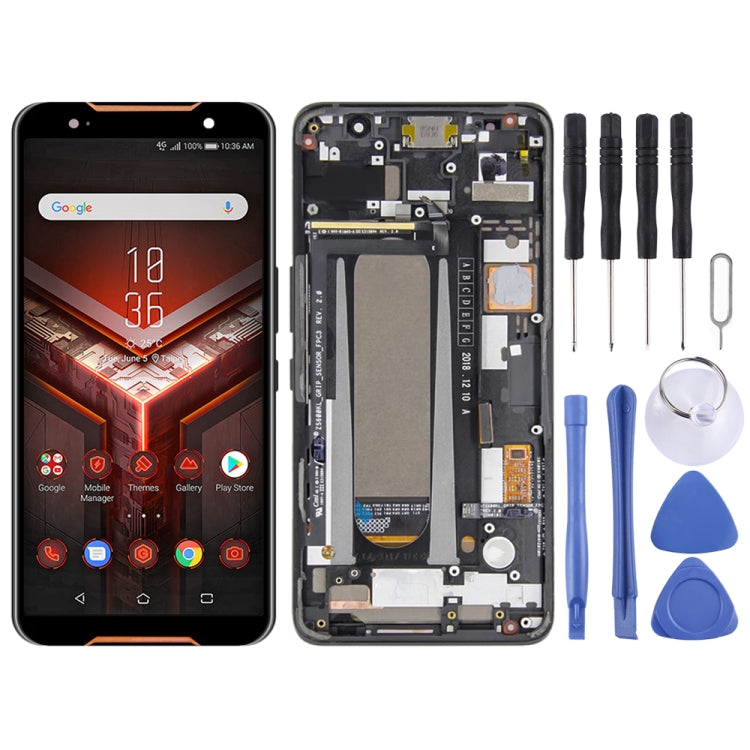 Original LCD Screen for Asus ROG Phone ZS600KL Z01QD Digitizer Full Assembly with Frame（Black) - LCD Screen by PMC Jewellery | Online Shopping South Africa | PMC Jewellery