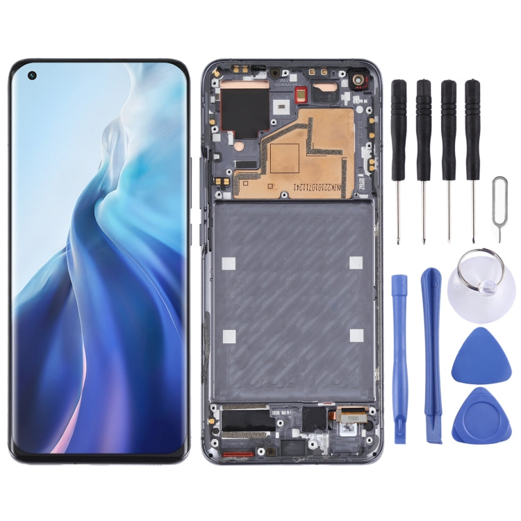 Original LCD Screen for Xiaomi Mi 11 M2011K2C, M2011K2G Digitizer Full Assembly with Frame - free shipping - PMC TechLife - Order now!
