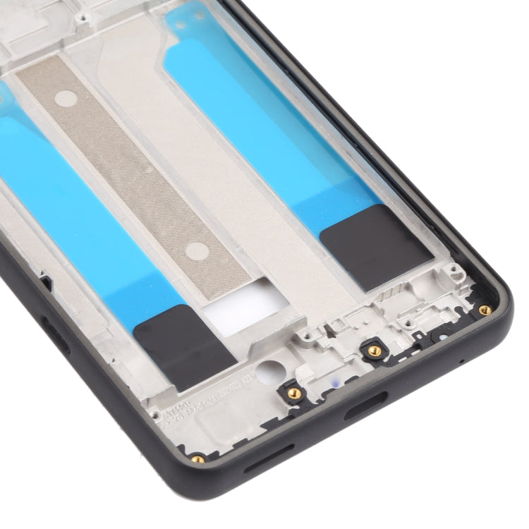 Middle Frame Bezel Plate for Sony Xperia Ace II SO-41B(Black) - Frame Bezel Plate by PMC TechLife | Online Shopping South Africa | PMC TechLife